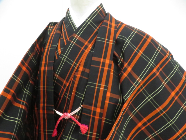 Komon Kimono Synthetic fiber